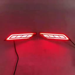 LED Rear Bumper Tail Light for Mitsubishi Pajero Sport / Montero Sport 2020-2024 Brake Lamp with Dynamic Sequential Turn Signal