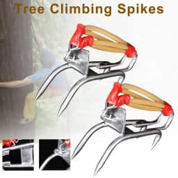 Tree Climbing Tool carbon steel Climbing Tree Shoes Pole Climbing Spikes For Hunting Observation Picking Fruit Climbing Tool