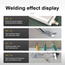 Pneumatic 18650 Lithium Battery Spot Welder 12000W 2000A Industrial Grade SUNKKO A301+ Built in Air Compressor