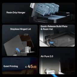 ANYCUBIC Newest Photon P1 AE Version 14K SLA LCD Resin 3D Printer Precision-Fitted Ball Screw Printing Size 223*126*230mm