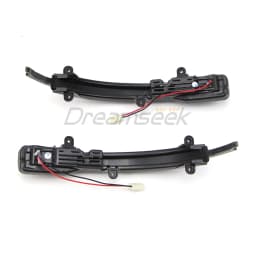 LED Side Rearview Mirror Light with Dynamic Turn Signal Blinker for Audi Q5 2009-2016 Q7 2010-2015 Sequential Indicator Smoke