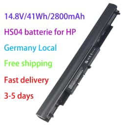 Oyomba HS04 Battery for HP 807957-001 807956-001 240 G4 245 G4 256 G4 Pavilion 14 15 14.8V 2800mAH Laptop Battery for PC
