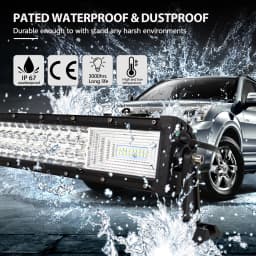 22" 32" 42" 52" 270W 405W 540W 675W Curved LED Light Bar Offroad Led Bar Combo Beam 9v 30v For 4x4 4WD SUV ATV Boat Truck Cars