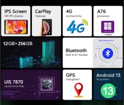 7862 720P Auto Android 13 12G+256G Car Radio GPS Player 4GB Carplay Navigation Autoradio For Porsche Cayman 911 987 Boxster 997