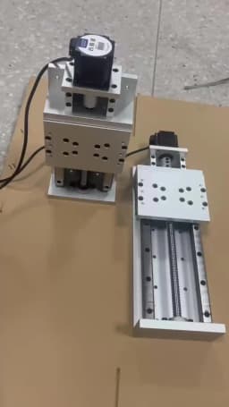 【EU Stock】ZBX80 80mm-600mm Effective Stroke Ballscrew 1605 CNC Linear Rail Guide Motion Table Z Axis+ Nema23 Step Motor