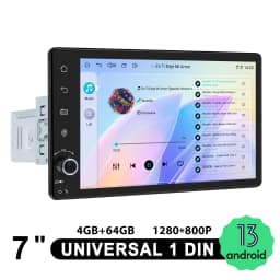 JOYING 7 inch 1280*800 Car Radio Stereo Universal Head Unit Multimedia Player With Carplay Android Auto Wireless