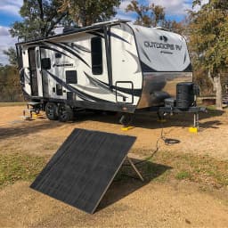 120W Flexible Solar Panel 18V OR Glass Solar Battery Charger Monocrystalline Cell Power Generator for 12V Battery RV camping Car