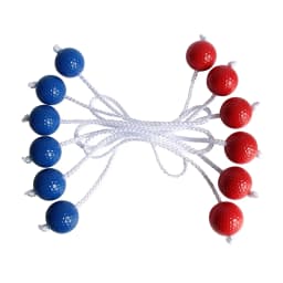 6 Pieces Ladder Ball for Kids Adults Family Outdoor Lawn Yard Beach Game Bola Strands