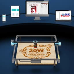 Twotrees TTS-20W MAX Laser Engraver Y-axis Dual Motor Design Laser Engraving Cutting Machine Support Wifi Large Size 600x600mm