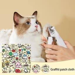 Grooming Cat Fabric Wrap Fabric Anti-Bite Anti-Escape Adhesive Cat Wrap Screen Cleaning Cloth Cat Claw Care Adherent Restraint