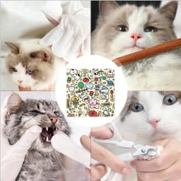 Grooming Cat Fabric Wrap Fabric Anti-Bite Anti-Escape Adhesive Cat Wrap Screen Cleaning Cloth Cat Claw Care Adherent Restraint
