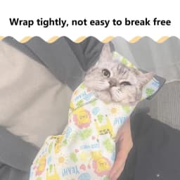 Grooming Cat Fabric Wrap Fabric Anti-Bite Anti-Escape Adhesive Cat Wrap Screen Cleaning Cloth Cat Claw Care Adherent Restraint