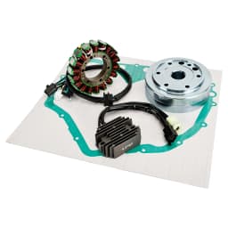 Artudatech Flywheel Rotor + Stator + Regulator + Gasket For Arctic Cat 400 Manual 2003-2008