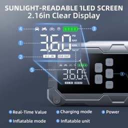 1000A/1500A PEAK Power Bank 21800mAh/26800mAh Jump Starter Portable Charger ,Car Booster Auto Starting Device Emergency Car Battery Starter,Starter Power Bank for ALL Petrol And 10L Diesel Engine, Portable Starter Power Bank with LED Torch