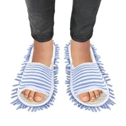 Labor-saving Washable Mop Slippers For Floor Cleaning Detachable Microfiber Slipper Dusting Mop Floor Dust Hair Mopping Slipper