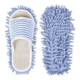 Labor-saving Washable Mop Slippers For Floor Cleaning Detachable Microfiber Slipper Dusting Mop Floor Dust Hair Mopping Slipper