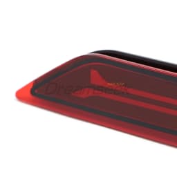 LED Reflector Rear Bumper Tail Light for Honda City 2017 2018 2019 Driving Brake Lamp with Dynamic Turn Signal FJ Shape Red Lens
