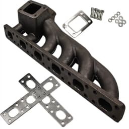 New Exhaust Manifold Kit with free gaskets For BMW E36 1991-1999 E46 2000-2006 T3 Turbo Cast Iron Manifold Exhaust & Gaskets