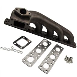 New Exhaust Manifold Kit with free gaskets For BMW E36 1991-1999 E46 2000-2006 T3 Turbo Cast Iron Manifold Exhaust & Gaskets