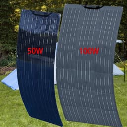 XINPUGUANG 12V 50W Flexible Solar Panel 19.8V 100W Photovoltaic Solar Panels Battery Charger for Car Boat Home Camper Balcony
