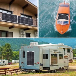 XINPUGUANG 12V 50W Flexible Solar Panel 19.8V 100W Photovoltaic Solar Panels Battery Charger for Car Boat Home Camper Balcony