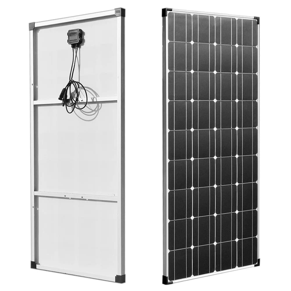 150W 18V Solar Panel Lightweight Module PV Power Cell for 12V Battery Charging Boat Caravan Any Other Off Grid Applications