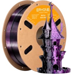 ERYONE Promotion New Dual Color Filament Matte Silk PLA For FDM 3D Printer Color Changing 1.75mm ±0.03 Fast Delivery