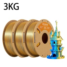 ERYONE Promotion New Dual Color Filament Matte Silk PLA For FDM 3D Printer Color Changing 1.75mm ±0.03 Fast Delivery