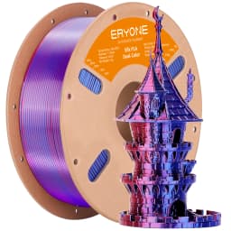 ERYONE Promotion New Dual Color Filament Matte Silk PLA For FDM 3D Printer Color Changing 1.75mm ±0.03 Fast Delivery