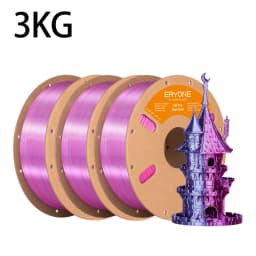 ERYONE Promotion New Dual Color Filament Matte Silk PLA For FDM 3D Printer Color Changing 1.75mm ±0.03 Fast Delivery