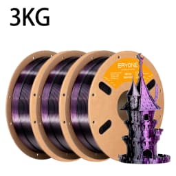 ERYONE Promotion New Dual Color Filament Matte Silk PLA For FDM 3D Printer Color Changing 1.75mm ±0.03 Fast Delivery