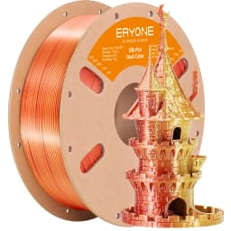 ERYONE Promotion New Dual Color Filament Matte Silk PLA For FDM 3D Printer Color Changing 1.75mm ±0.03 Fast Delivery