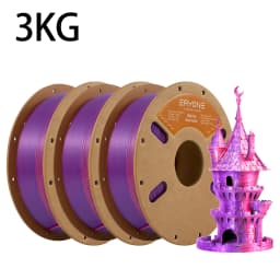 ERYONE Promotion New Dual Color Filament Matte Silk PLA For FDM 3D Printer Color Changing 1.75mm ±0.03 Fast Delivery