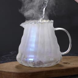 300/500/700ml Glass Coffee Kettle Drip Kettle Coffee Pot Colorful Glass Coffee Kettle Cloud Shaped Coffee Server Teapot