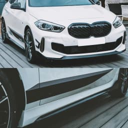 For BMW 1 Series F40 Hatchback 2020 2021 2022 Side Skirts Extension 120d 116d 118d M135i 128ti Side Bumper Bodykit Magickit