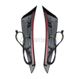 Red Lens LED Tail Light For Toyota Sienna XL40 2021+ Rear Bumper Brake Driving Turn Signal Side Marker Tail Lamp Car Accessories