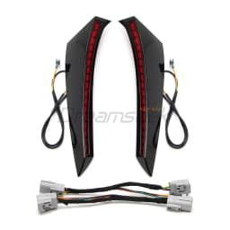 Red Lens LED Tail Light For Toyota Sienna XL40 2021+ Rear Bumper Brake Driving Turn Signal Side Marker Tail Lamp Car Accessories