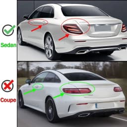 Carbon Look Trunk Spoiler Wing For Benz E-Class W213 E300 E63 AMG Sedan 2017-22