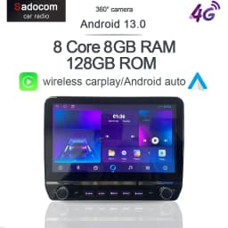 9" IPS 720P 8G+128G wireless Carplay Android 13.0 Car DVD Player GPS DSP WIFI Stereo RDS autoradio navigation For Universal