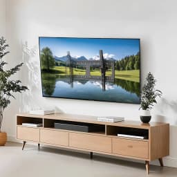 Ultra Slim Tilting TV Wall Mount Bracket Universal for 30-86 Inches Max Load 60kg