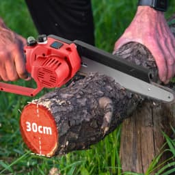 ONEVAN 8 Inch Brushless Electric Chainsaw Cordless Portable Electric Saw Woodworking Power Tool For Makita 18V Battery Pin