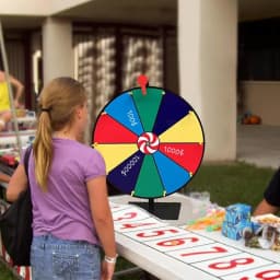 Tabletop Prize Wheel Spinner Tabletop Roulette Spinner Of Fortune 11.8 Inch Roulette Spinner With Stand Fortune Spinning
