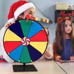Tabletop Prize Wheel Spinner Tabletop Roulette Spinner Of Fortune 11.8 Inch Roulette Spinner With Stand Fortune Spinning
