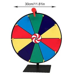 Tabletop Prize Wheel Spinner Tabletop Roulette Spinner Of Fortune 11.8 Inch Roulette Spinner With Stand Fortune Spinning