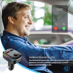 FM Transmitter for Car LED Display Car MP3 Player Wireless FM Transmitter 5.0 USB C Car Charger Multifunctional Car Radio Music