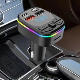 FM Transmitter for Car LED Display Car MP3 Player Wireless FM Transmitter 5.0 USB C Car Charger Multifunctional Car Radio Music