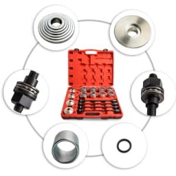 Universal Press and Pull Sleeve Removal Install Bushes Bearings & Seal Kit Bush Bearing Tool Set Car