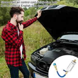 Car Refrigerant Recharge Kit Refrigerant Charge Set Quick Coupler Refrigerant Filling Tool Dispensing Valve AC Recharge Hose Kit