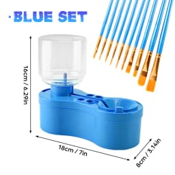 Paint Brush Cleaner Painting Supplies With Drainage And Brush Holder Tool For Acrylic Watercolor Water-Based Coating Kid Gift