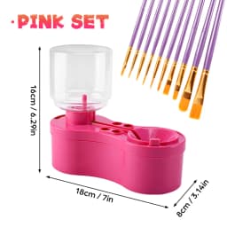 Paint Brush Cleaner Painting Supplies With Drainage And Brush Holder Tool For Acrylic Watercolor Water-Based Coating Kid Gift